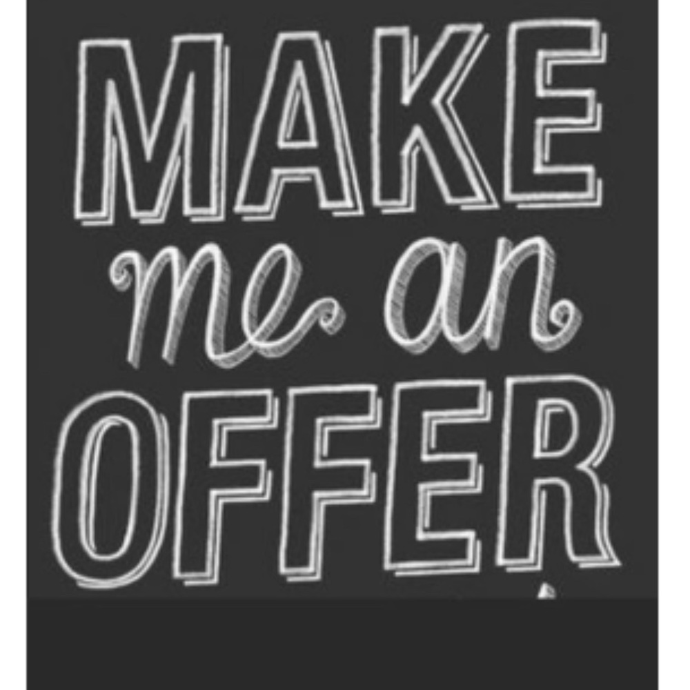 Everything is open to offers